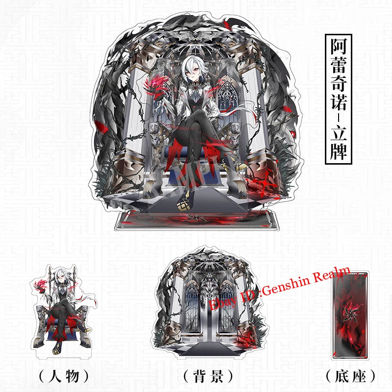 Anime  Arlecchino Acrylic Desktop Stand Figure Collection Decor 07FC0E-D4 - KOEEK