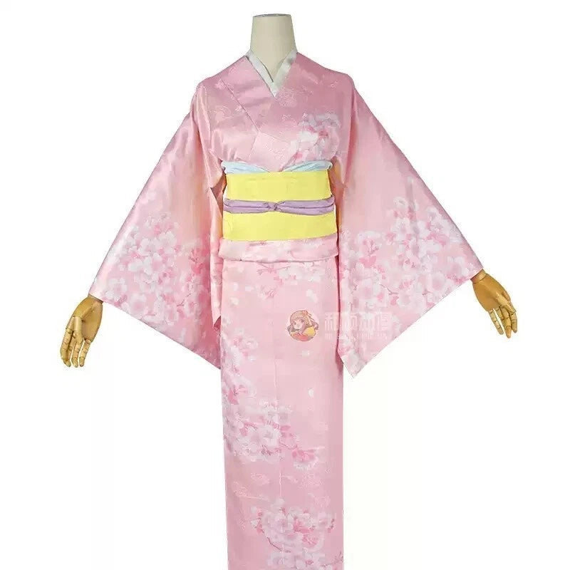 Anime My Happy Marriage Saimori Miyo Costume Womens Show Kimono Cosplay Full Set 07FC0E-D4 - KOEEK