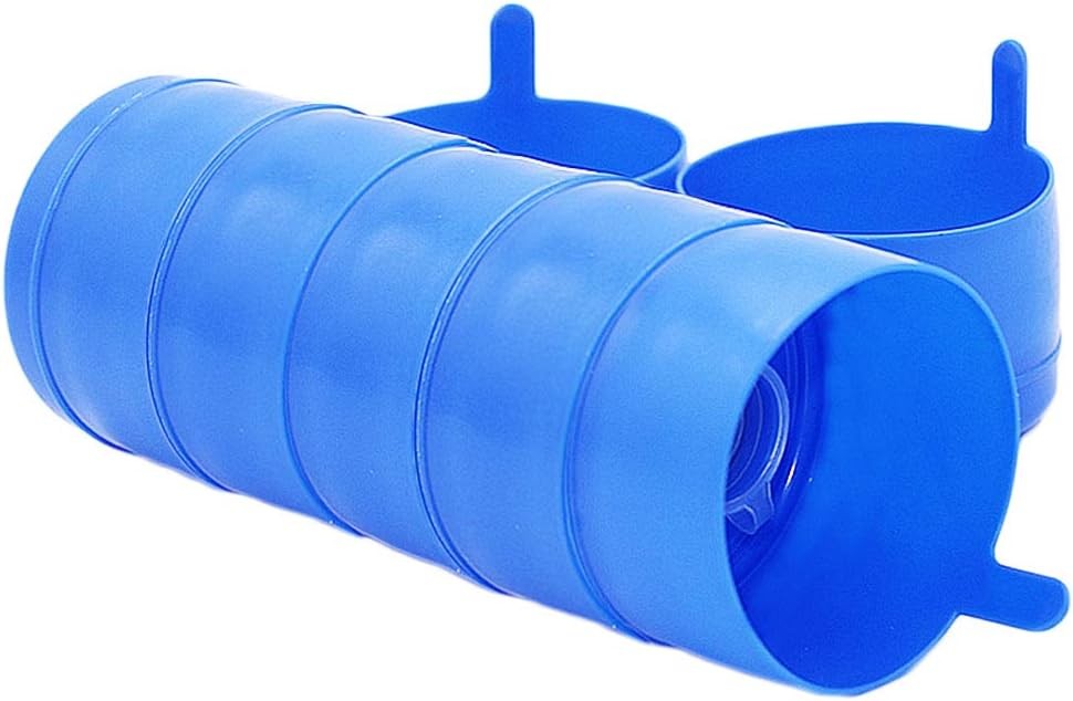 new 30 Pack Non Spill Caps,Reusable 55mm 3 and 5 Gallon Water Bottle Snap On... 07FC0E-D4 - KOEEK