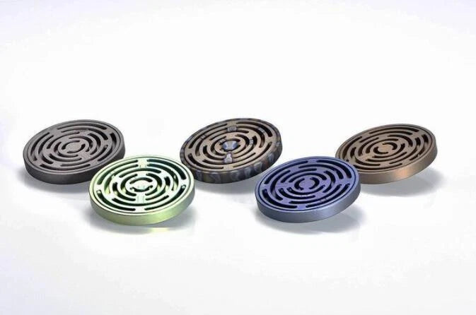 Titanium Alloy Maze Spinning Top Coin Hand Spinner Anti Stress EDC Fidget Toy 07FC0E-D4 - KOEEK