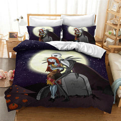 US Size The Nightmare Before Christmas 3PCS Bedding Set Duvet Cover Pillowcases 07FC0E-D4 - KOEEK