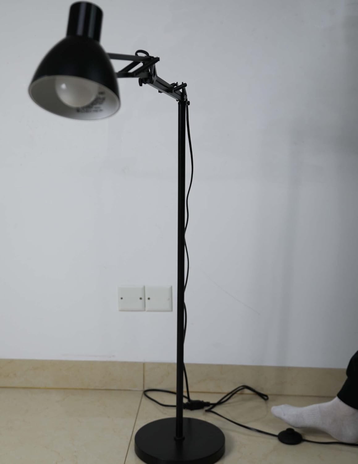 new 6ft/1.8m On/Off Extension Cord Foot Switch Pedal, in Middle of Cord,... 07FC0E-D4 - KOEEK