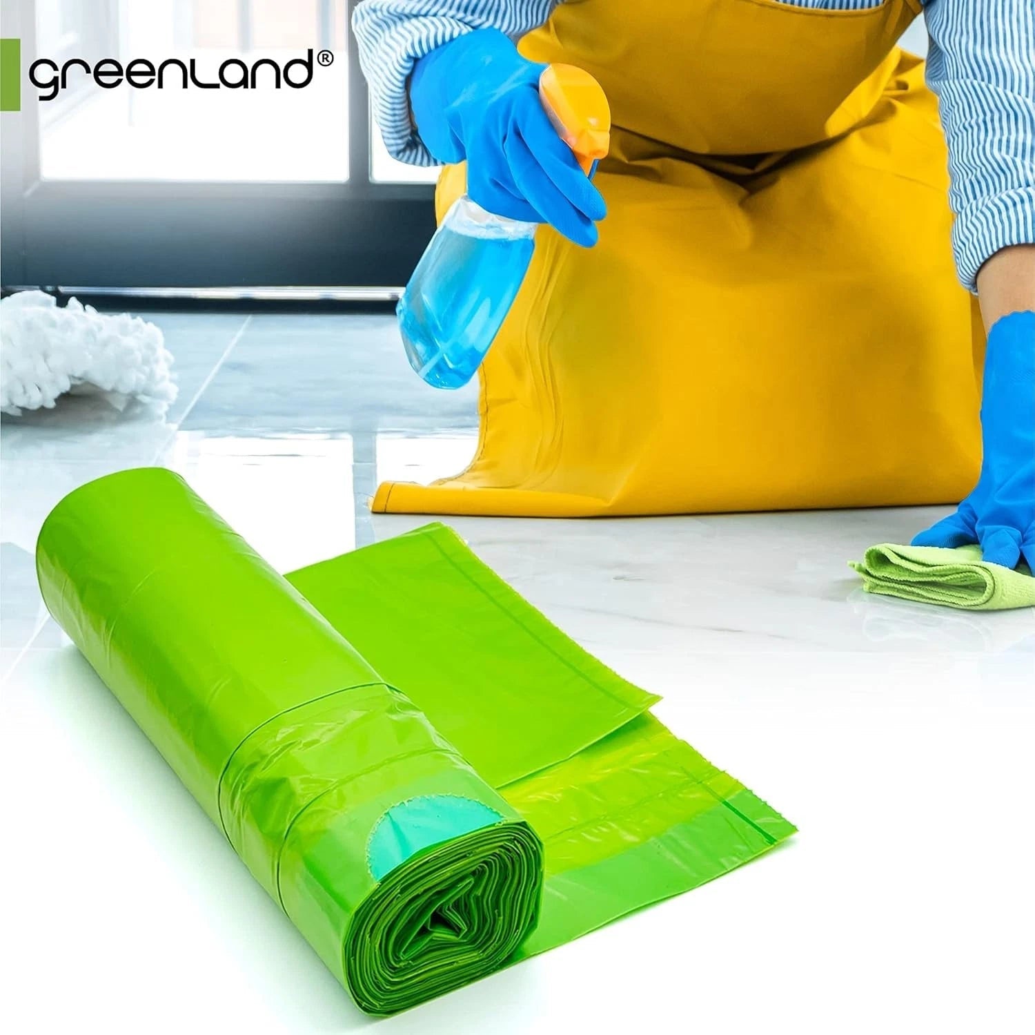 Biodegradable garbage bags (pack of 60) 07FC0E-D4 - KOEEK