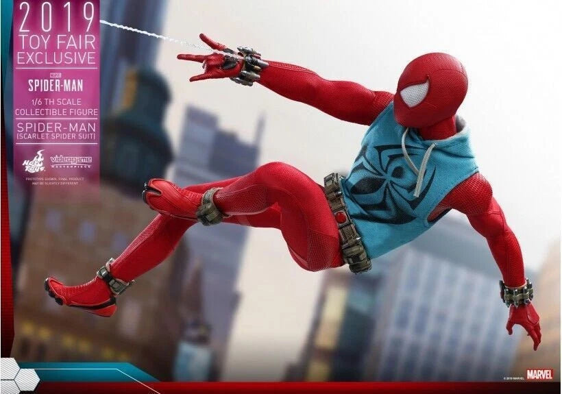 Hot Toys VGM34 Marvel's Spider-Man (Scarlet Spider Suit) 1/6 Action Figure HOT_TOYS - KOEEK