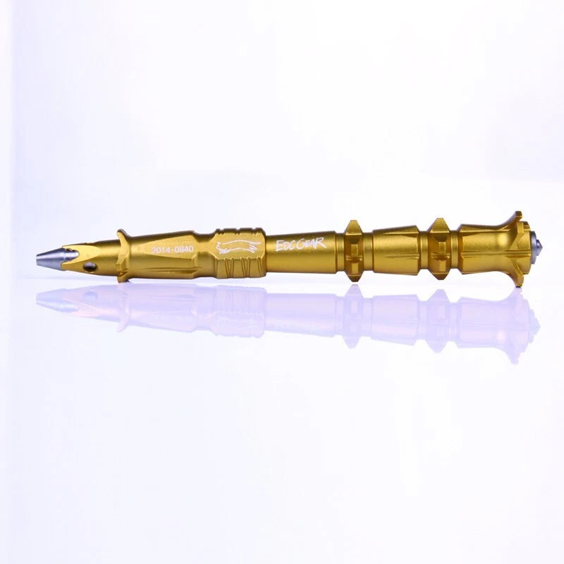EDC Aluminium Alloy Ballpoint Pen Signature Pen Portable Outdoor Travel Pen 07FC0E-D4 - KOEEK