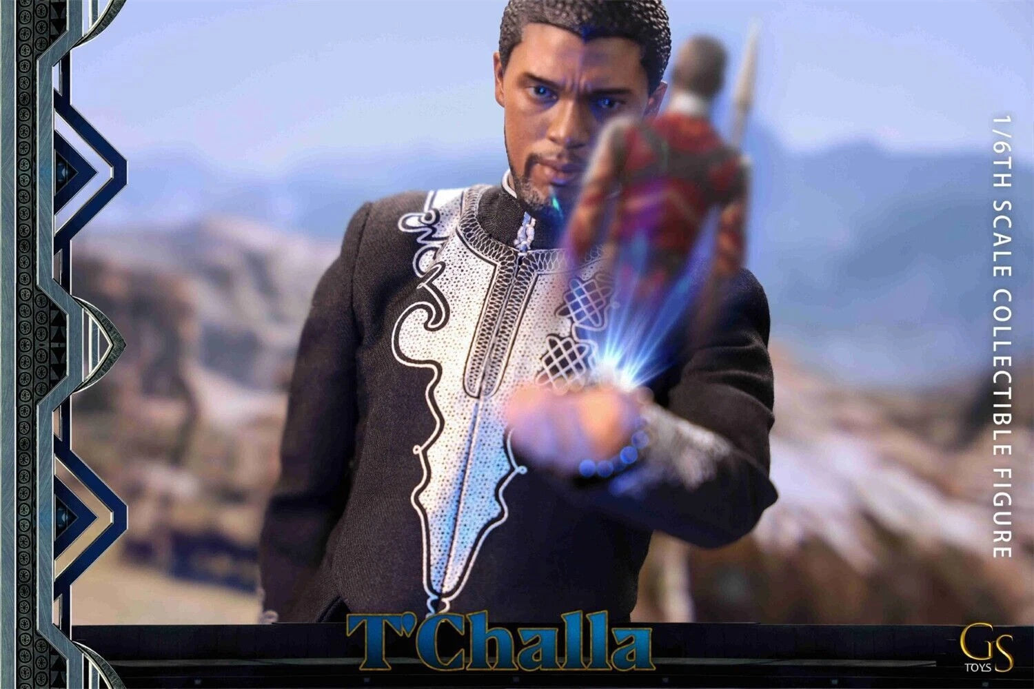 1/6 T'Challa Black Panther Wakanda King Action Figure 12inches Box Suit Doll 07FC0E-D4 - KOEEK