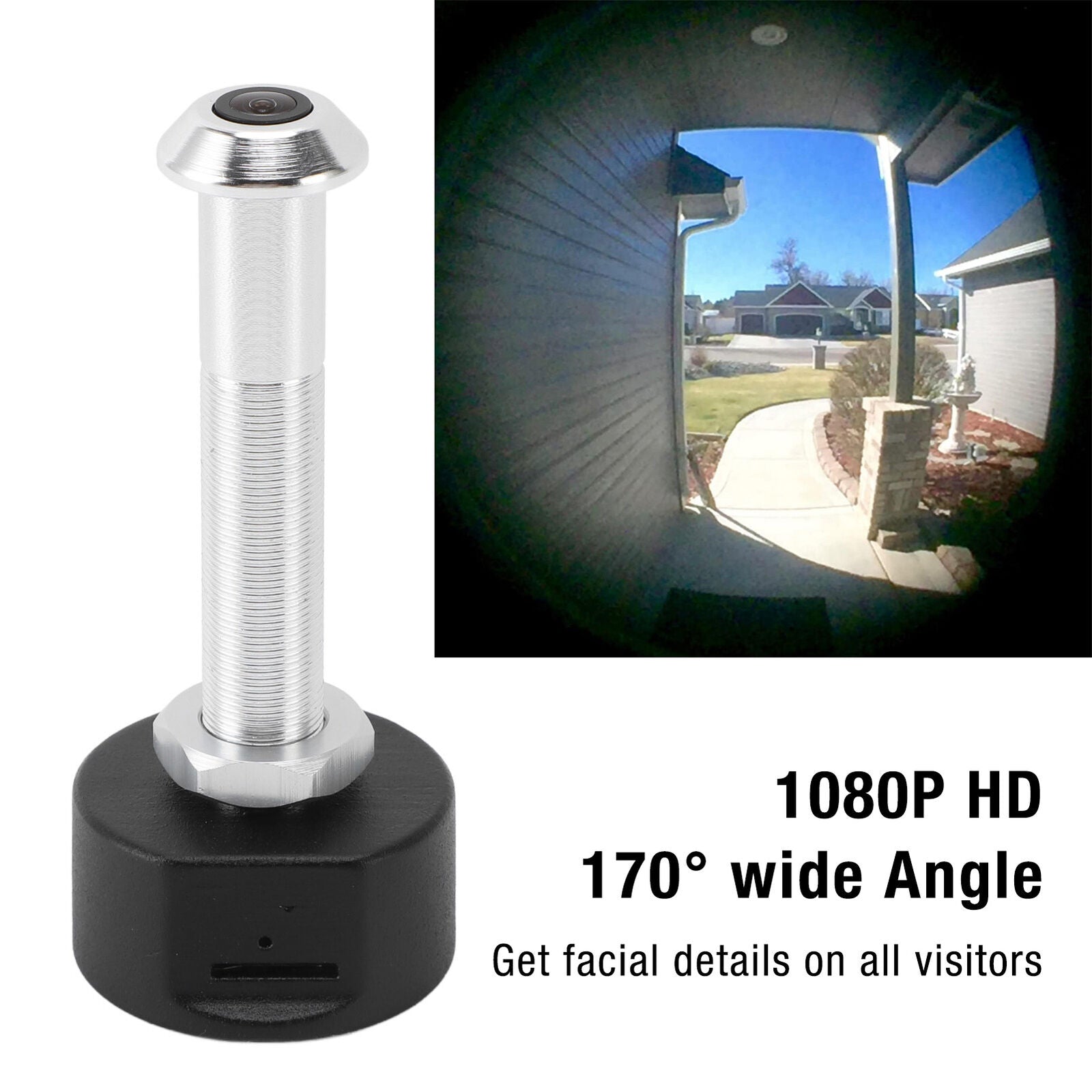 new Digital Door Viewer Smart Peephole Camera Night With APP For Home koeek - KOEEK