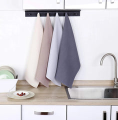 Dish Towels Set, Cotton Waffle Weave Kitchen Towels 4 Pieces,Super Absorbent 07FC0E-D4 - KOEEK