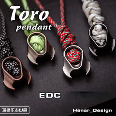 WANWU Fighting Knife Pendant Titanium Alloy Pendant Bottle Opener Functional EDC 07FC0E-D4 - KOEEK