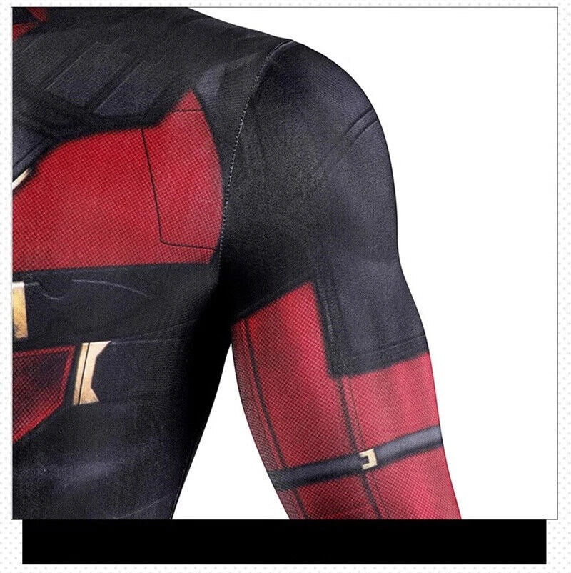 Marvel Deadpool 3 Wade Winston Wilson Cosplay Costume Suit Jumpsuit Halloween 07FC0E-D4 - KOEEK