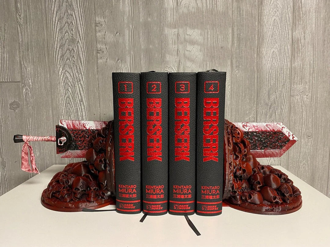 Anime Berserk Guts Bloody Sword Bookend Figure Resin Model Toys Craft Ornaments 07FC0E-D4 - KOEEK