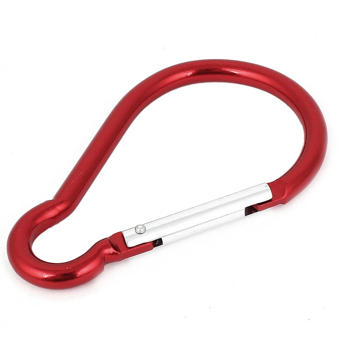 Traveling Hiking Camping Spring Loaded Carabiner Hooks Clips Red 10cm Long 07FC0E-D4 - KOEEK