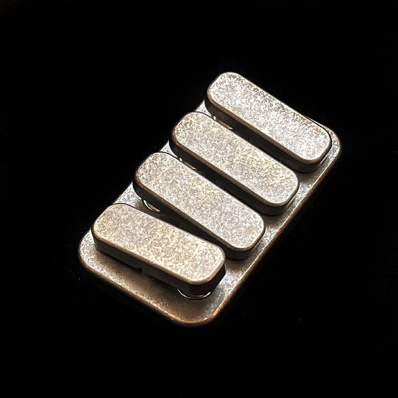 EDC Seesaw Metronome Card Hand Fidget Decompression magnet Bang-Bang Push Card 07FC0E-D4 - KOEEK