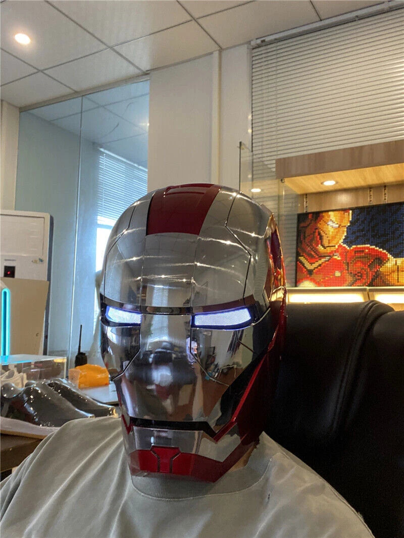 US StocK AUTOKING Iron Man MK5 Helmet Wearable Voice Control ABS Mask Cosplay AUTOKING - KOEEK