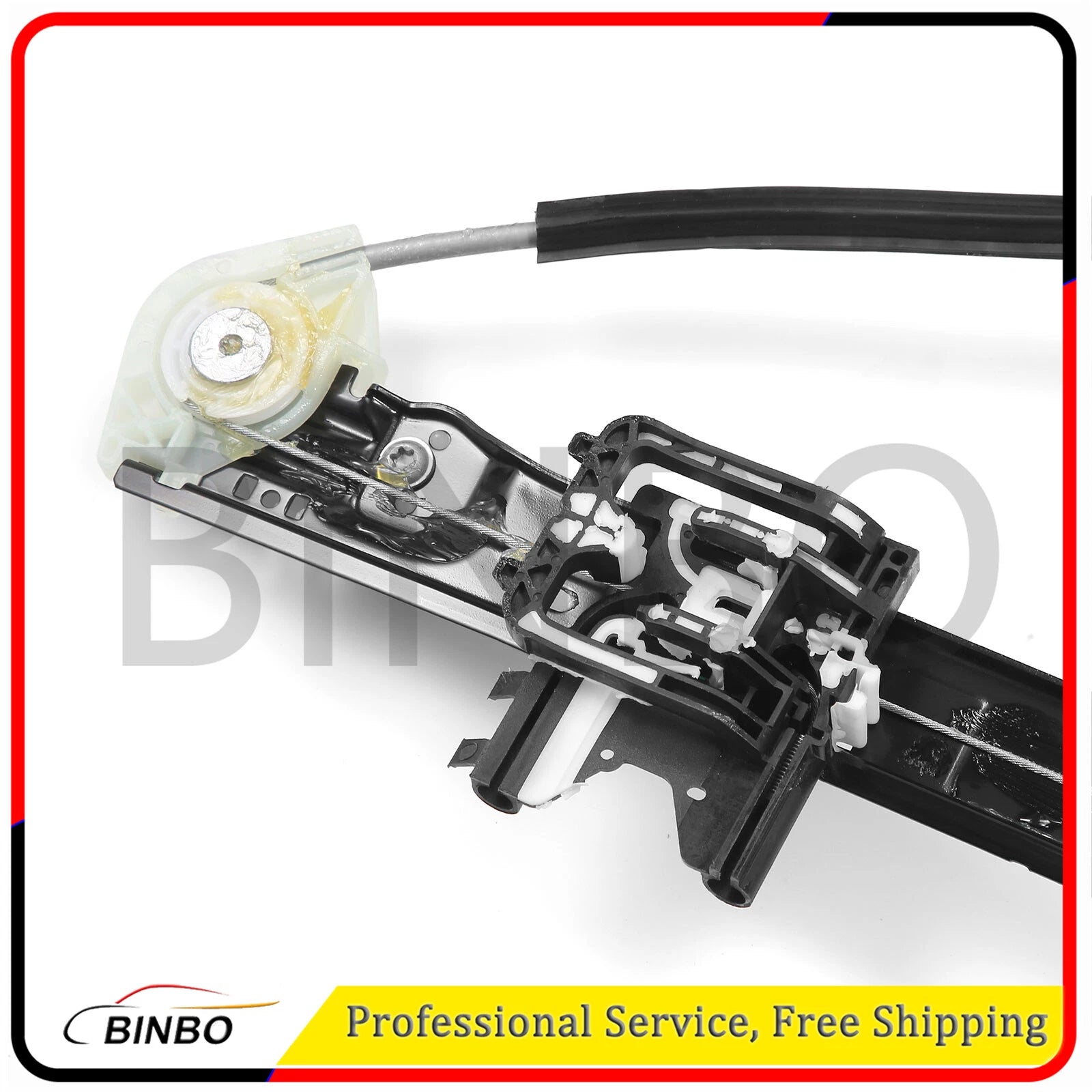REAR RIGHT SIDE DOOR WINDOW REGULATOR W/ MOTOR For LAND ROVER DISCOVERY 2017-24 07FC0E-D4 - KOEEK