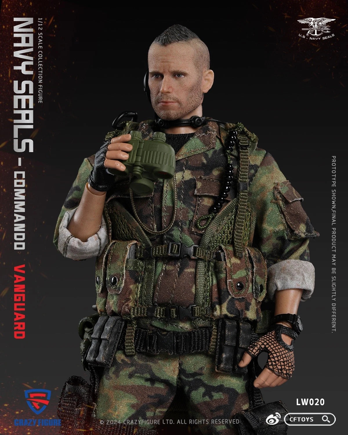 CFTOYS Special Assault Team-Top 1/12 Soldier Action Figure Model Collection 6'' CFTOYS - KOEEK