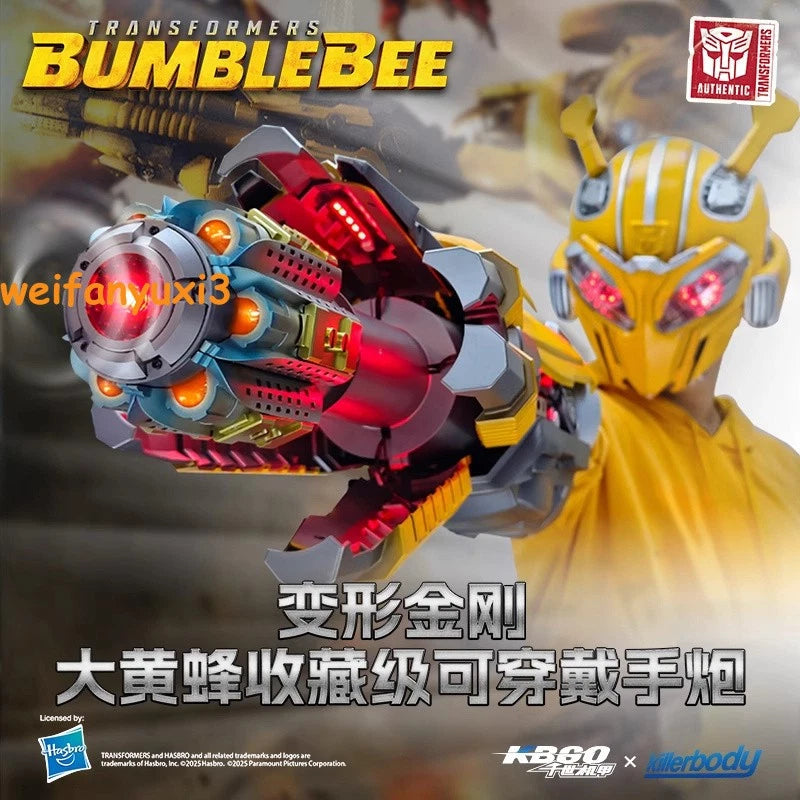 US SHIP ！！！ Transforms Bumblebee Arm Cannon 1:1 Voicecontrolled Wearable Cosplay 07FC0E-D4 - KOEEK