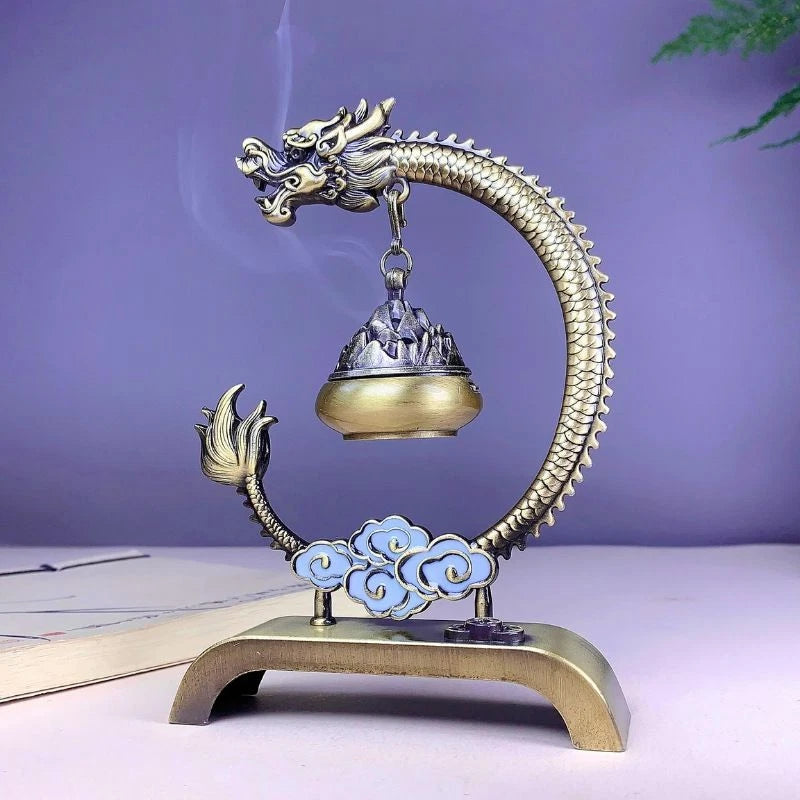 Chinese Style Hanging Incense Burner Home Indoor Aromatherapy Censer Decor 07FC0E-D4 - KOEEK