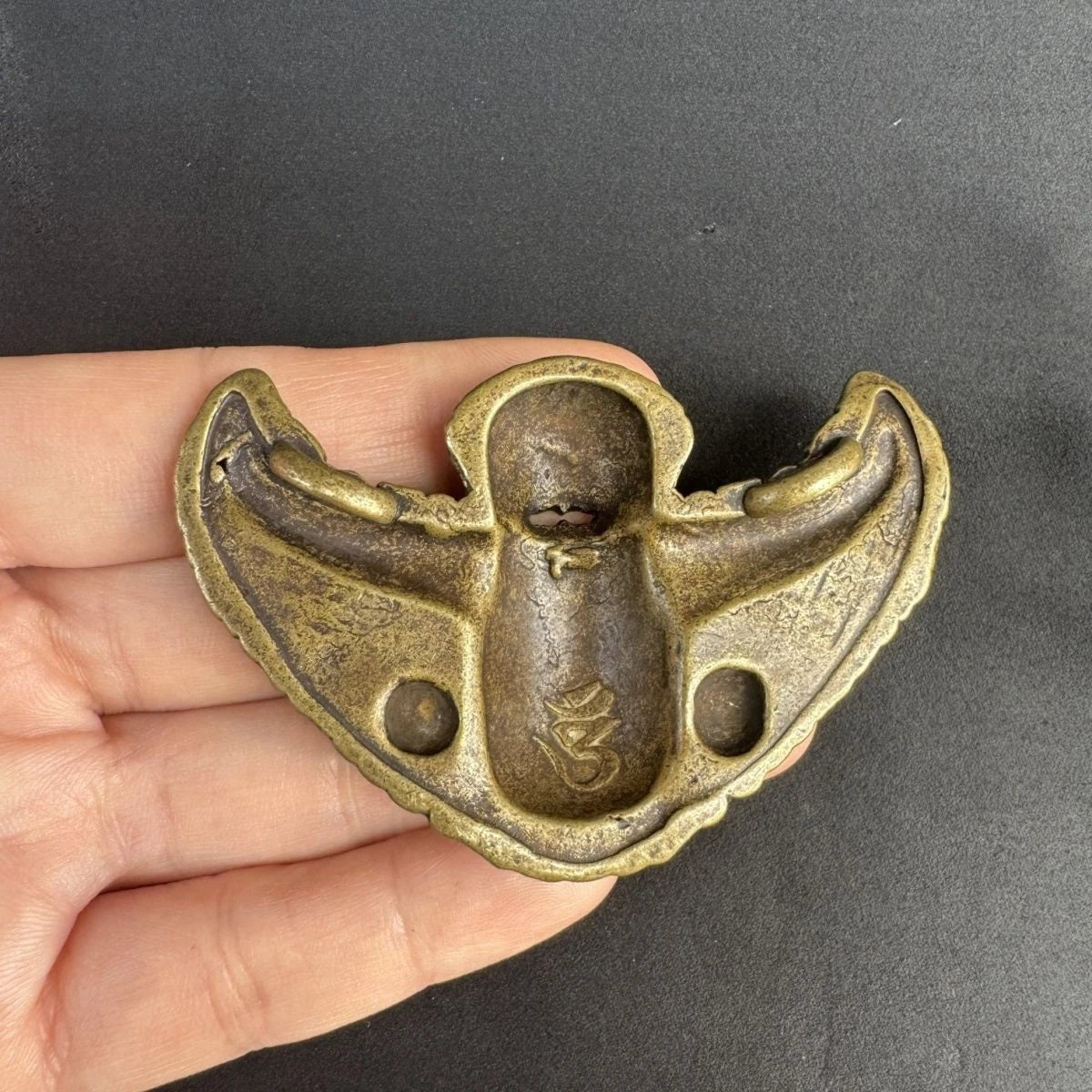 Tibetan Copper Garuda Pendant Amulet Bird Necklace Collectible 07FC0E-D4 - KOEEK