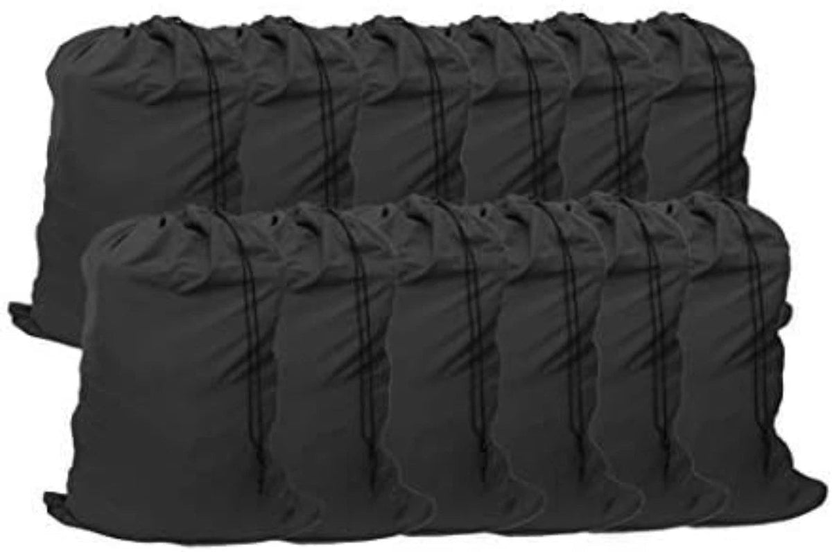 Extra Large Laundry Bag 12 Pack, Travel Laundry Bags Drawstring Closure, 30"x40" 07FC0E-D4 - KOEEK