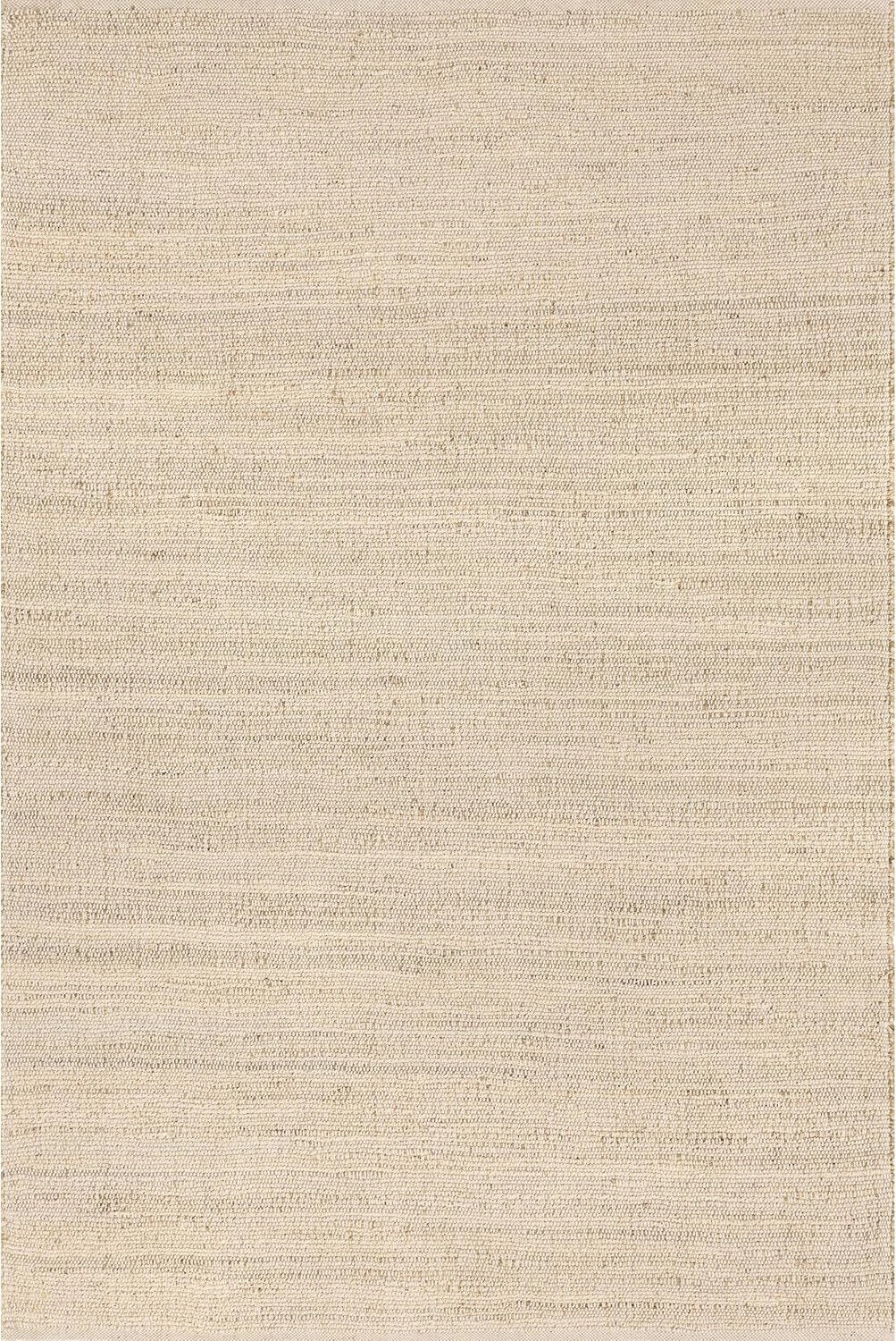Jute and Cotton Hand-Woven Area Rug, Natural,Solid Color Rustic Farmhouse Style 07FC0E-D4 - KOEEK