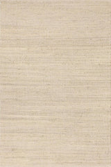 Jute and Cotton Hand-Woven Area Rug, Natural,Solid Color Rustic Farmhouse Style 07FC0E-D4 - KOEEK