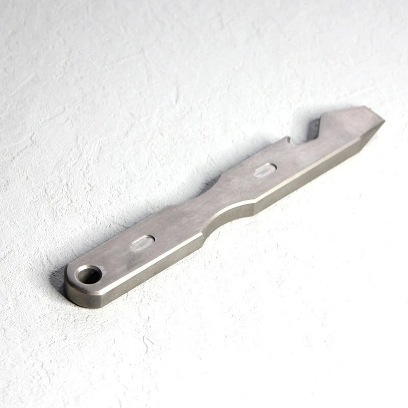 TC4 Titanium Alloy Crowbar Pry Bar Multi EDC Tools Bottle Opener Open Box Cutter 07FC0E-D4 - KOEEK
