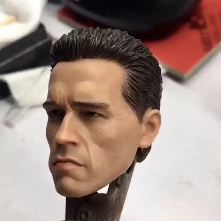 T800 Terminator Arnold Clean Version Head Sculpt for 1/6 Scale Figure Model Toy 07FC0E-D4 - KOEEK