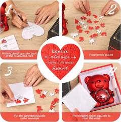 Cute teddy bear with fresh roses - real roses embedded inside the bear 07FC0E-D4 - KOEEK