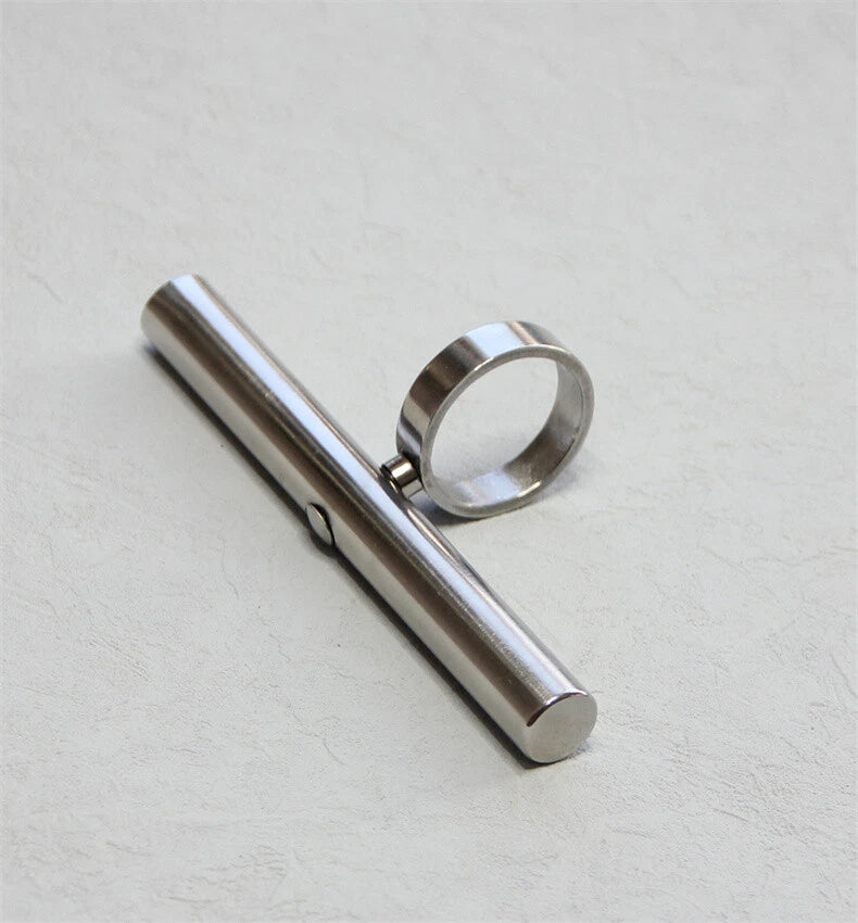 1pcs Stainless Steel Cool Stick EDC Outdoor Tool Pendant Kubaton Tactical Stick 07FC0E-D4 - KOEEK