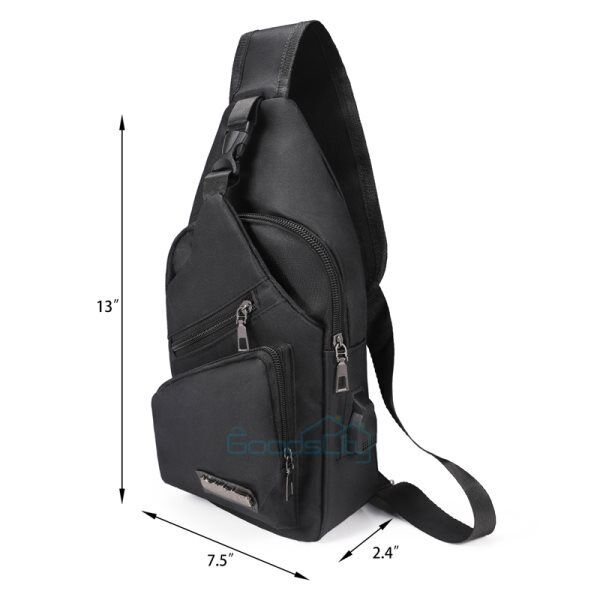 ny Mochila Casual Para Hombres Bolso Bandolera Impermeable Bolsa De Un Solo Hombro