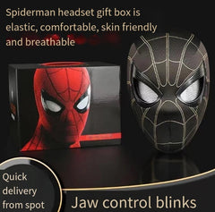 Spider Man No Way Home Black Cos Helmet Mask Moving Arachno Chin Control Eyes 07FC0E-D4 - KOEEK