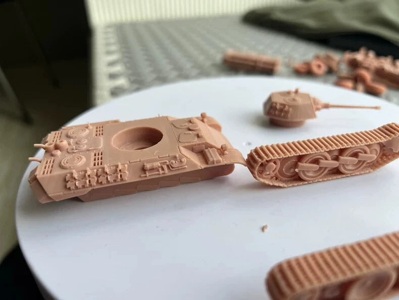 3D Printed 1/72/87/144 German VK1602 Leopard Reconnaissance Tank Model Kit 07FC0E-D4 - KOEEK