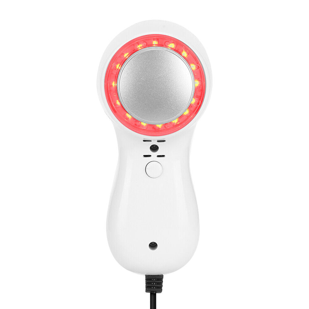 new Hot Cold Hammer Red Blue Light Facial Skin Tighten Beauty Machine Plug HGF koeek - KOEEK