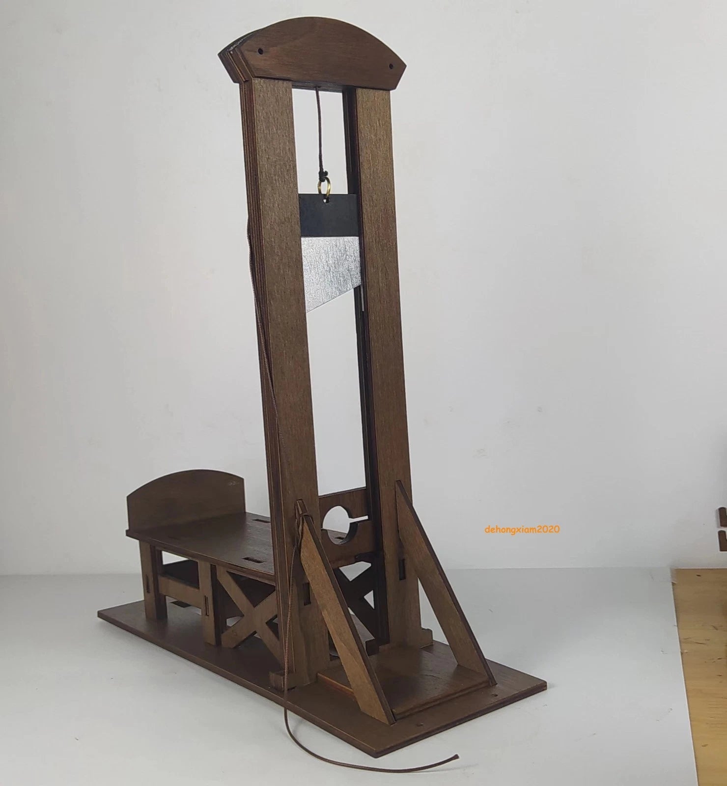 1/12 Wood French Guillotine Gallows Model Scene For 6" Action Figure Accessories 07FC0E-D4 - KOEEK