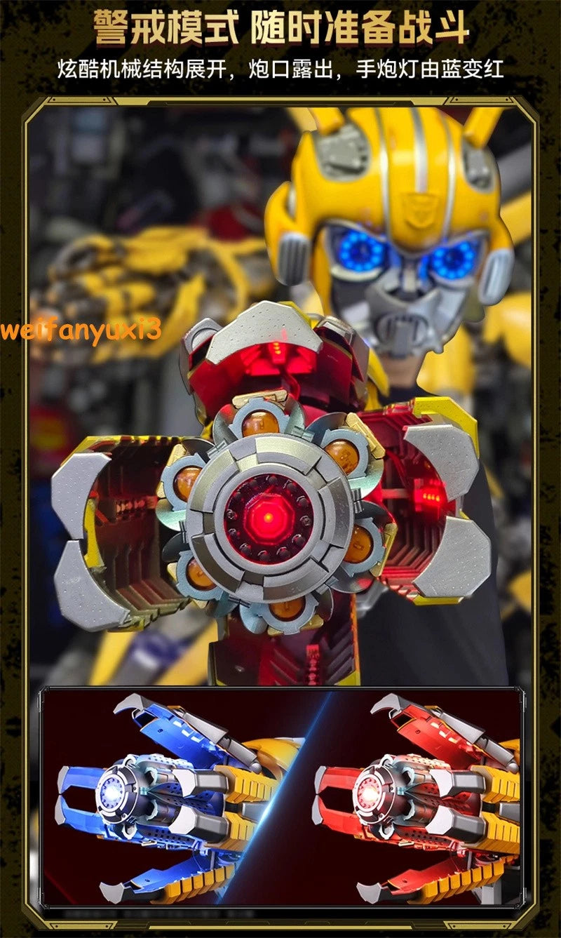 US SHIP ！！！ Transforms Bumblebee Arm Cannon 1:1 Voicecontrolled Wearable Cosplay 07FC0E-D4 - KOEEK