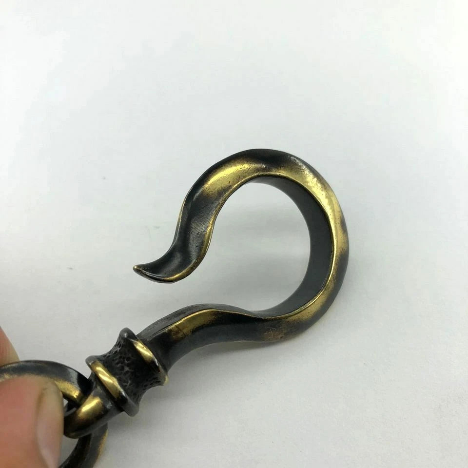 Brass Key Chain Key Ring Backpack Pendant Tool Outdoor Hanging Hook EDC C-8SB EDC - KOEEK