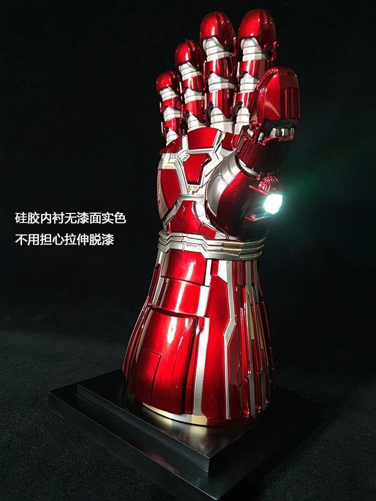 STOCK HCMY Thanos Infinity Gauntlet Full Metal 1:1 Wearable Cosplay Statue LED 07FC0E-D4 - KOEEK