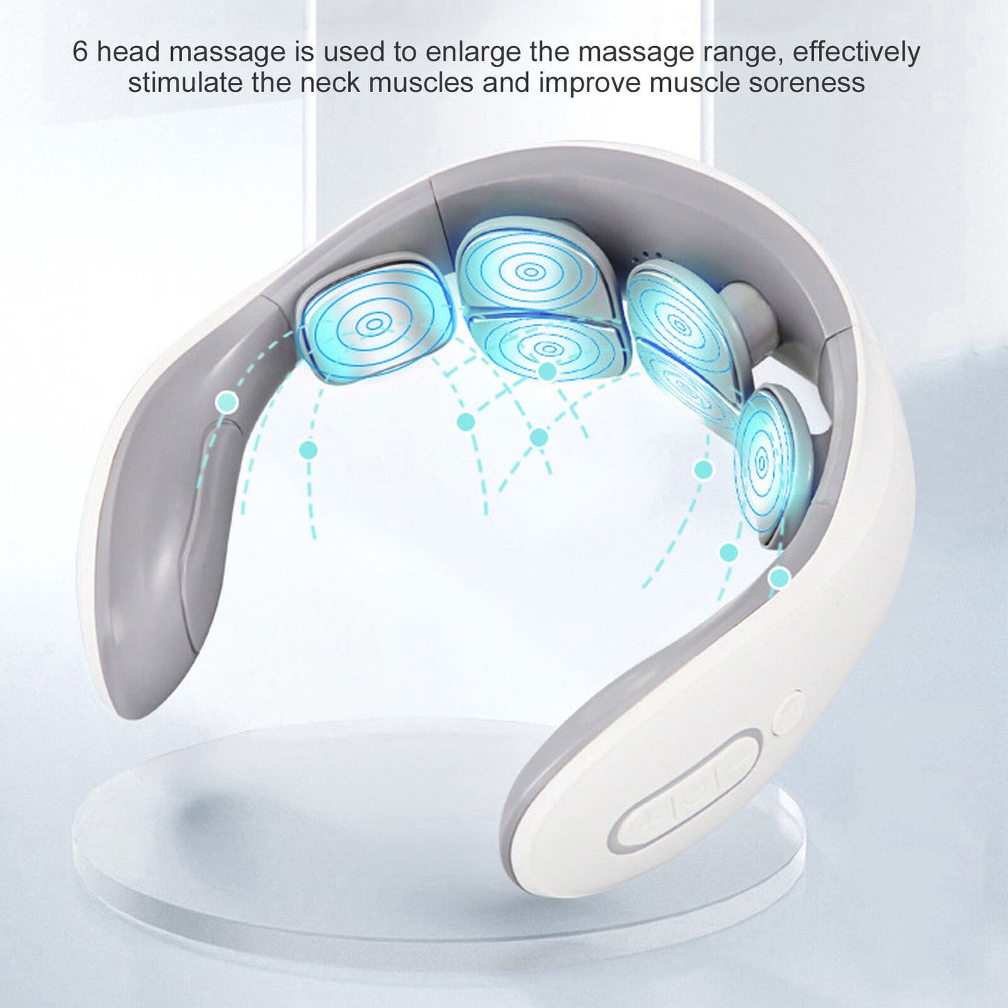 new Electric Cervical Neck Massager Heated Relax Body Shoulder Musle Relief Pain HGF koeek - KOEEK