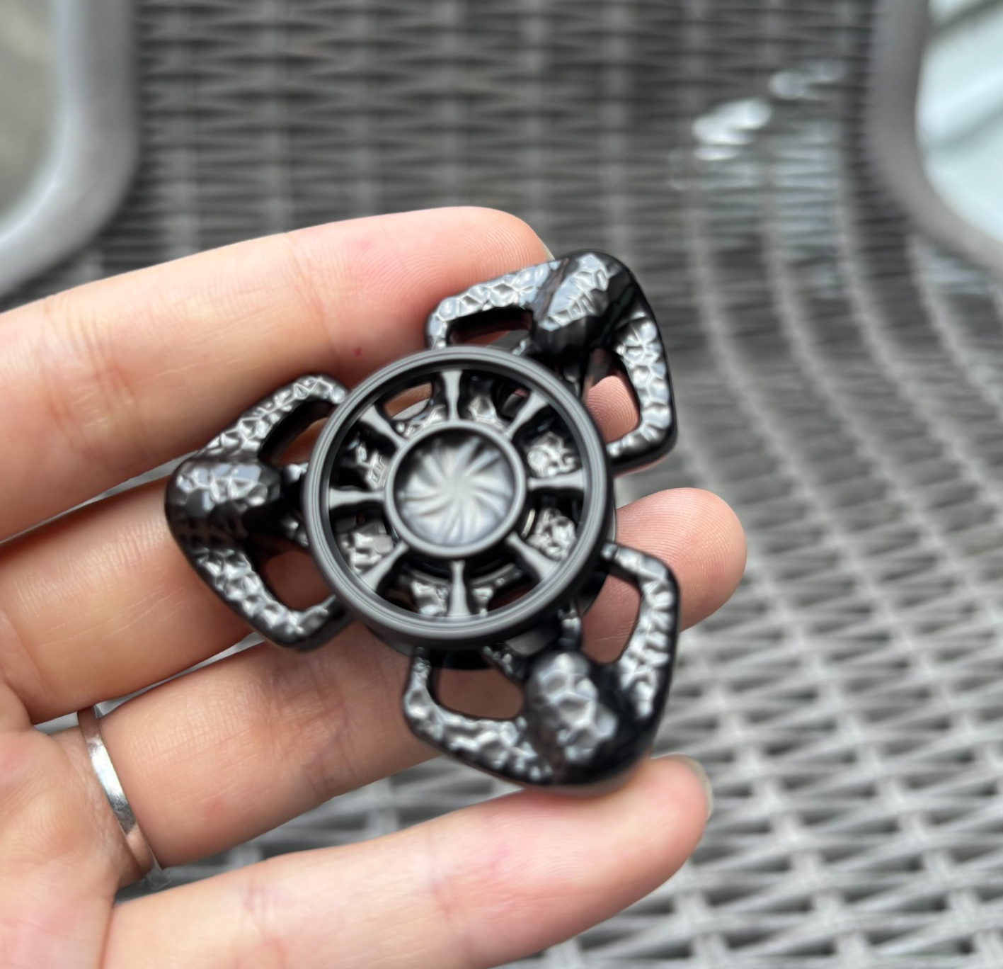 EDC Fidget Spinner Flame Butterfly Hand Spinner Stress Relief Toy Anxiety Toys 07FC0E-D4 - KOEEK