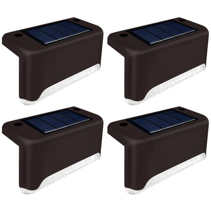 new 4PCS Deck Solar Light Waterproof Solar Lights with Intelligent Light Sensor lamp koeek - KOEEK