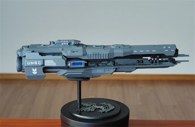 Halo 4 UNSC Resin sci-fi Spaceship Model Resin Spacecraft Handmade Figure Toy 07FC0E-D4 - KOEEK