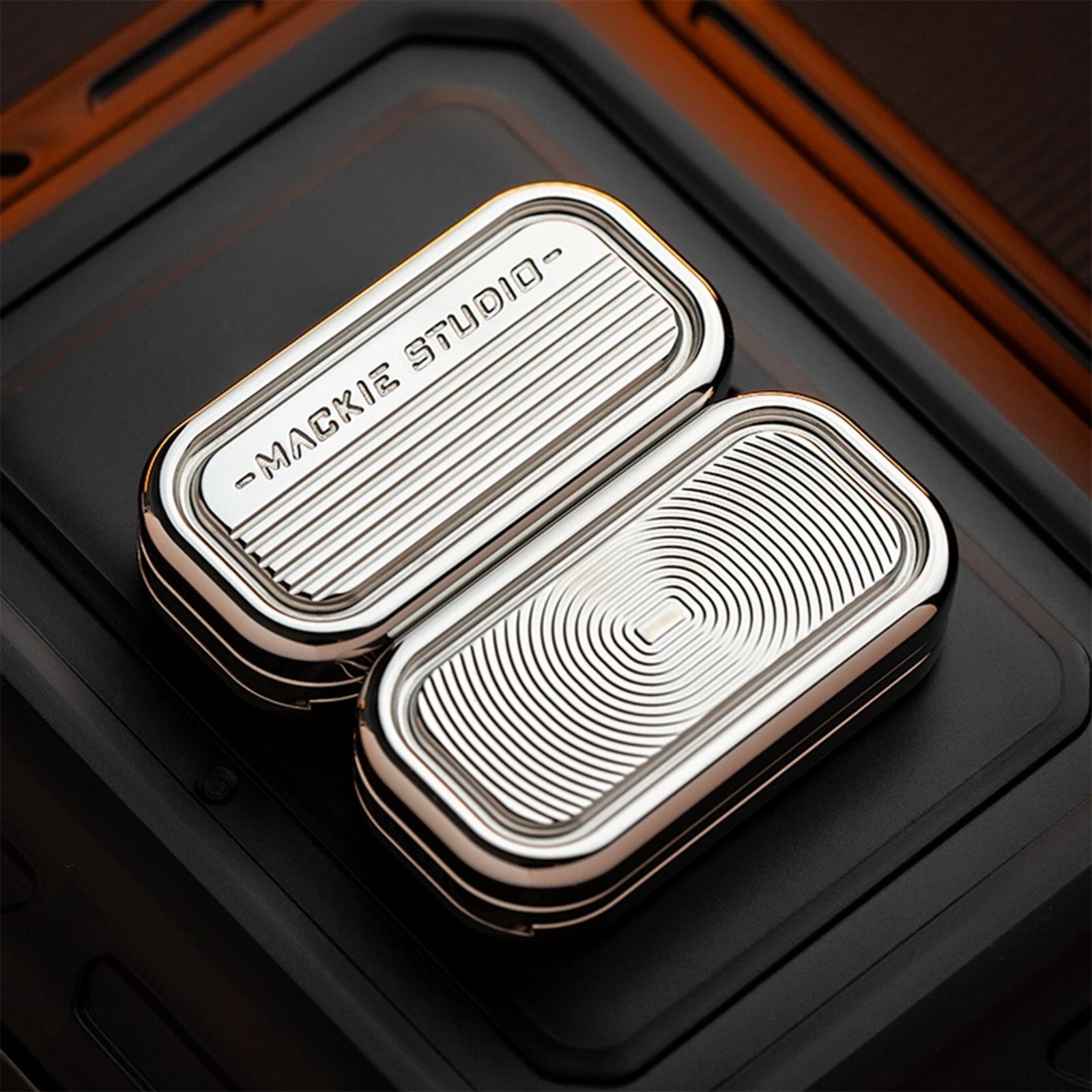 Zirconium Fidget Slider Metal Push Card Hand Slider Stainless Stress Relief Toys 07FC0E-D4 - KOEEK