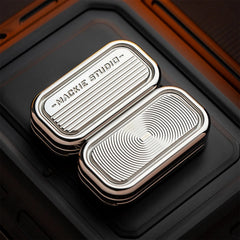 Zirconium Fidget Slider Metal Push Card Hand Slider Stainless Stress Relief Toys 07FC0E-D4 - KOEEK