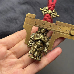 Tibetan Copper Garuda Bird Bodhisattva Pendant Amulet Collectible 07FC0E-D4 - KOEEK