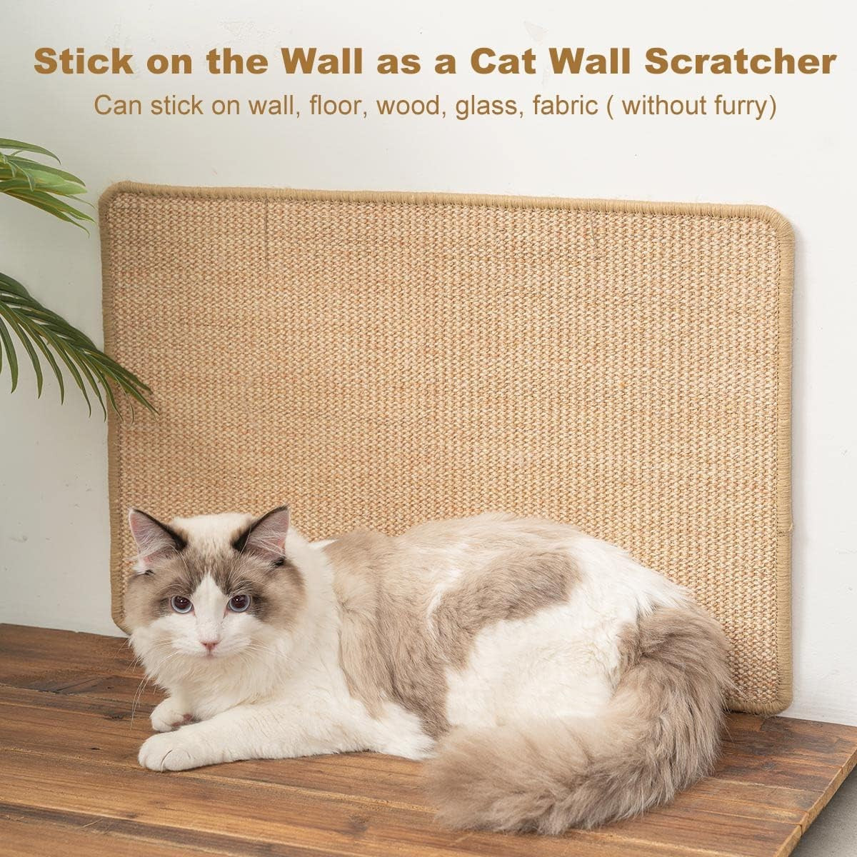 new ChicWow Cat Scratch Pad, 23.6 X 15.7In Inch X 15.7 Inch, Light Brown CHICWOW - KOEEK