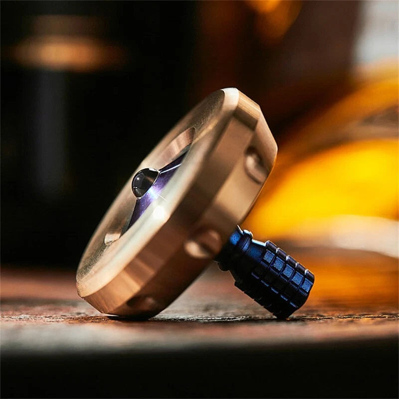EDC Fidget Spinner Titanium Alloy Hand Spinner Fun Fidget Toys ADHD Tools Gifts 07FC0E-D4 - KOEEK