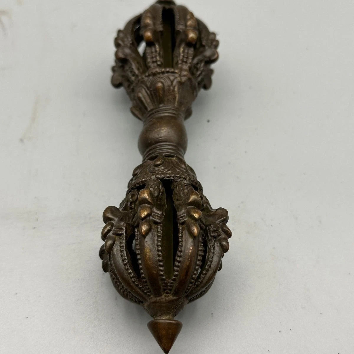 Tibetan Vajra Dorje Ritual Tool Five Prong Brass  Tantric Buddhist 07FC0E-D4 - KOEEK