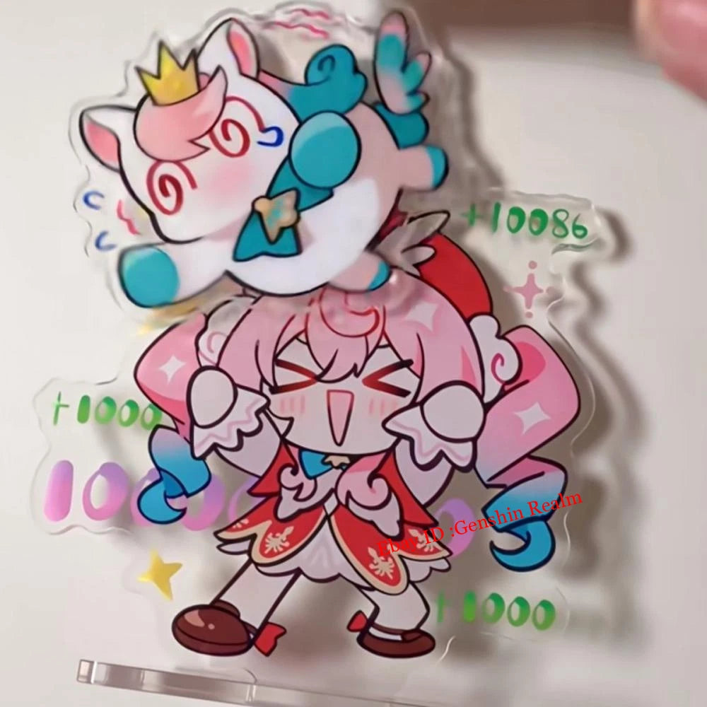 Anime Honkai: Star Rail Hyacinthia Rotate Acrylic Desktop Stand Collection Gift 07FC0E-D4 - KOEEK