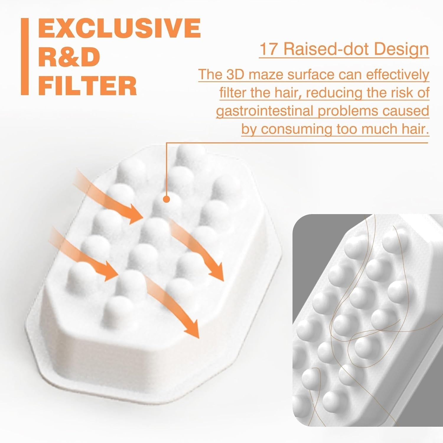 new Official Cat Water Fountain Filters Replacement & Pre-Filter 4*4*3.5, White 07FC0E-D4 - KOEEK